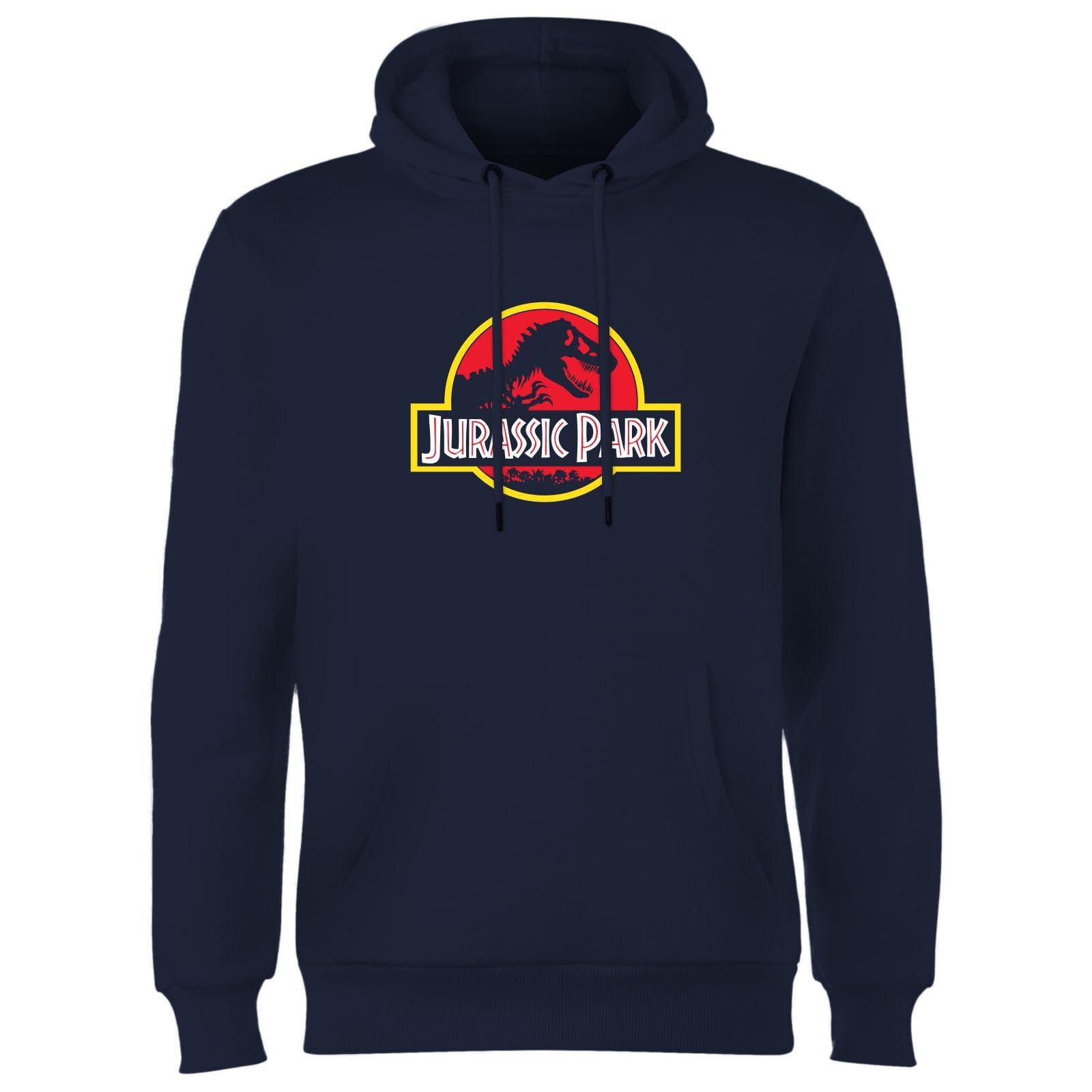 Zavvi Official Jurassic Park Adults Hoodie Navy Logo - XXL