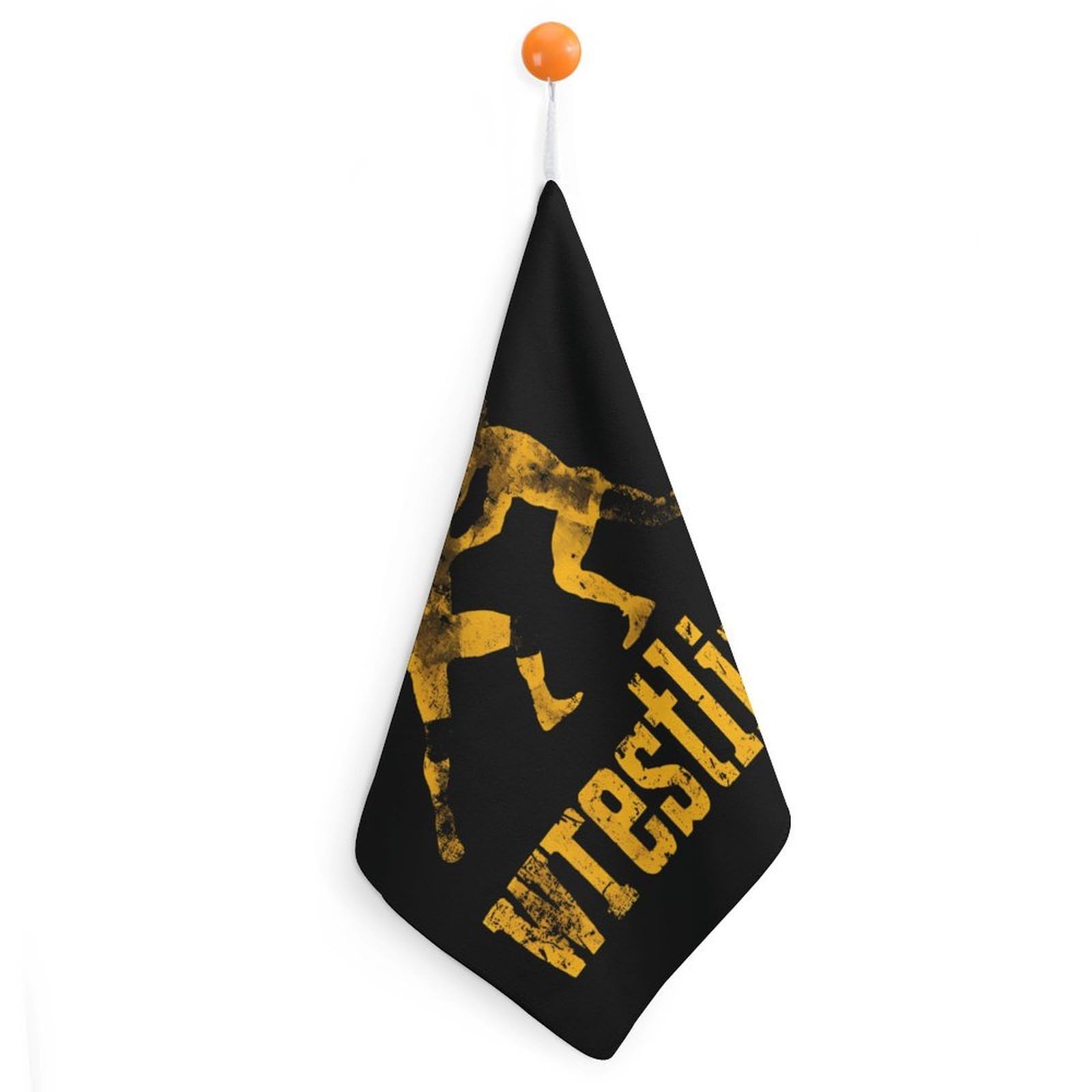 TXFBTRFSA Wrestling Hand Towels with Hanging Loop Kitchen Towel Handkerchiefs Cleaning Cloths