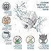15-Stage Shower Filter - 2 Replaceable Filter Cartridges - Water Filter for Shower Head - Chrome