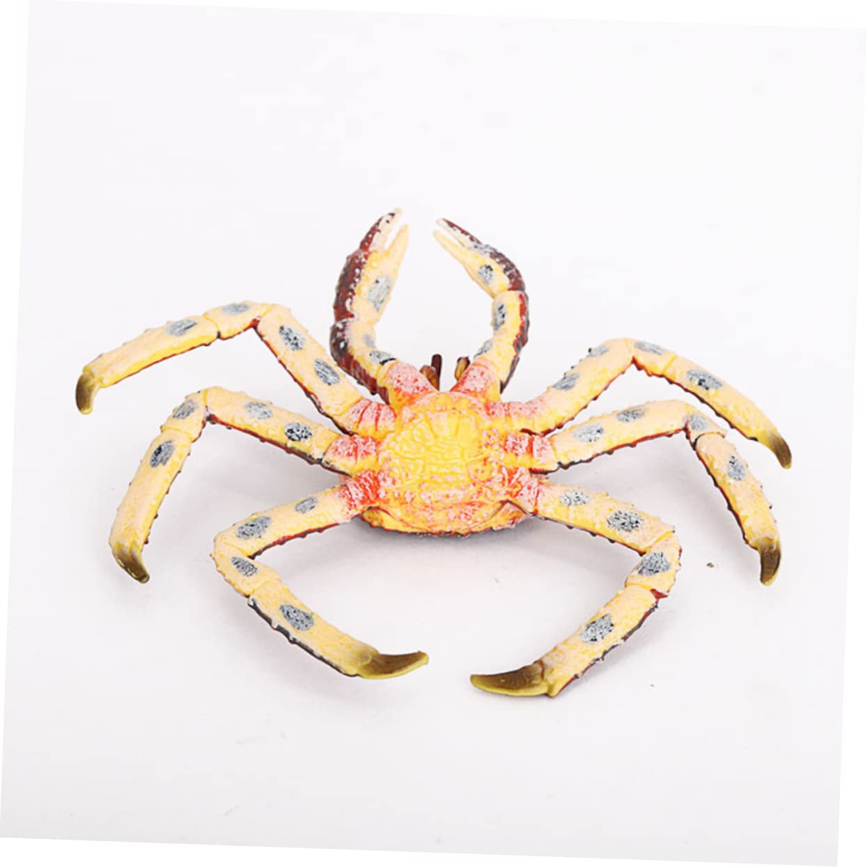 Toyvian Crab-Shaped Model Plastic Children Toy Realistic Marine Animal Figurine Educational Play Ornament for Home Garden Aquarium Decoration - Image 3