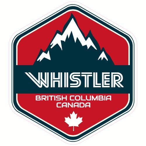 Amazon.com: U.S. Custom Stickers Whistler British Columbia Canada ...