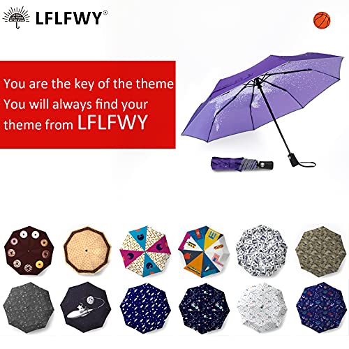 Lflfwy Travel Umbrella – Compact Windproof Umbrella Automatic Open And Close, Lightweight Portable Folding Umbrella, Best Gift Choice #TOP5