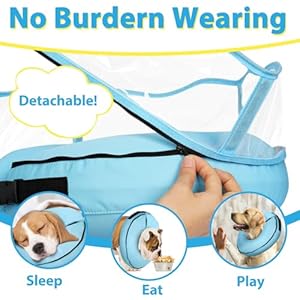 BARKLESS-Dog-Cone-Collar-Dog-Donut-Collar-After-Surgery-to-Stop-Licking-Inflatable-Dog-Cone-with-Sturdy-Shield-for-Large-Medium-Dogs-Cone-of-Shame-Alternatives-Not-Block-Vision - Cucciolini Doodles   BARKLESS-Dog-Cone-Collar-Dog-Donut-Collar-After-Surgery-to-Stop-Licking-Inflatable-Dog-Cone-with-Sturdy-Shield-for-Large-Medium-Dogs-Cone-of-Shame-Alternatives-Not-Block-Vision