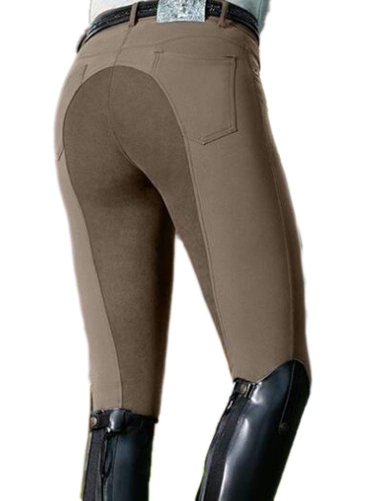 babao Women's Equine Riding Tights,Horse Riding Ladies Stretchy Jodhpurs