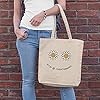Loxato Tote Bag Femme - Sac Cabas Femme Original - Tote Bag Coton 100% Grand 35 x 42 x 8 cm - Sac Fourre Tout en Toile #1