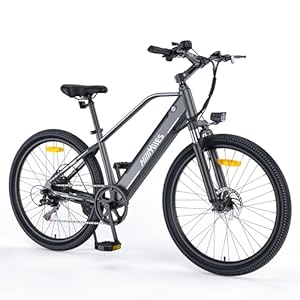MileTrail1 Elektrische fiets voor volwassenen, 26 inch, met draaimomentsensor en hydraulische remmen, 100 km bereik, 36 V, 13 Ah uitneembare batterij, snelheid 25 km/u