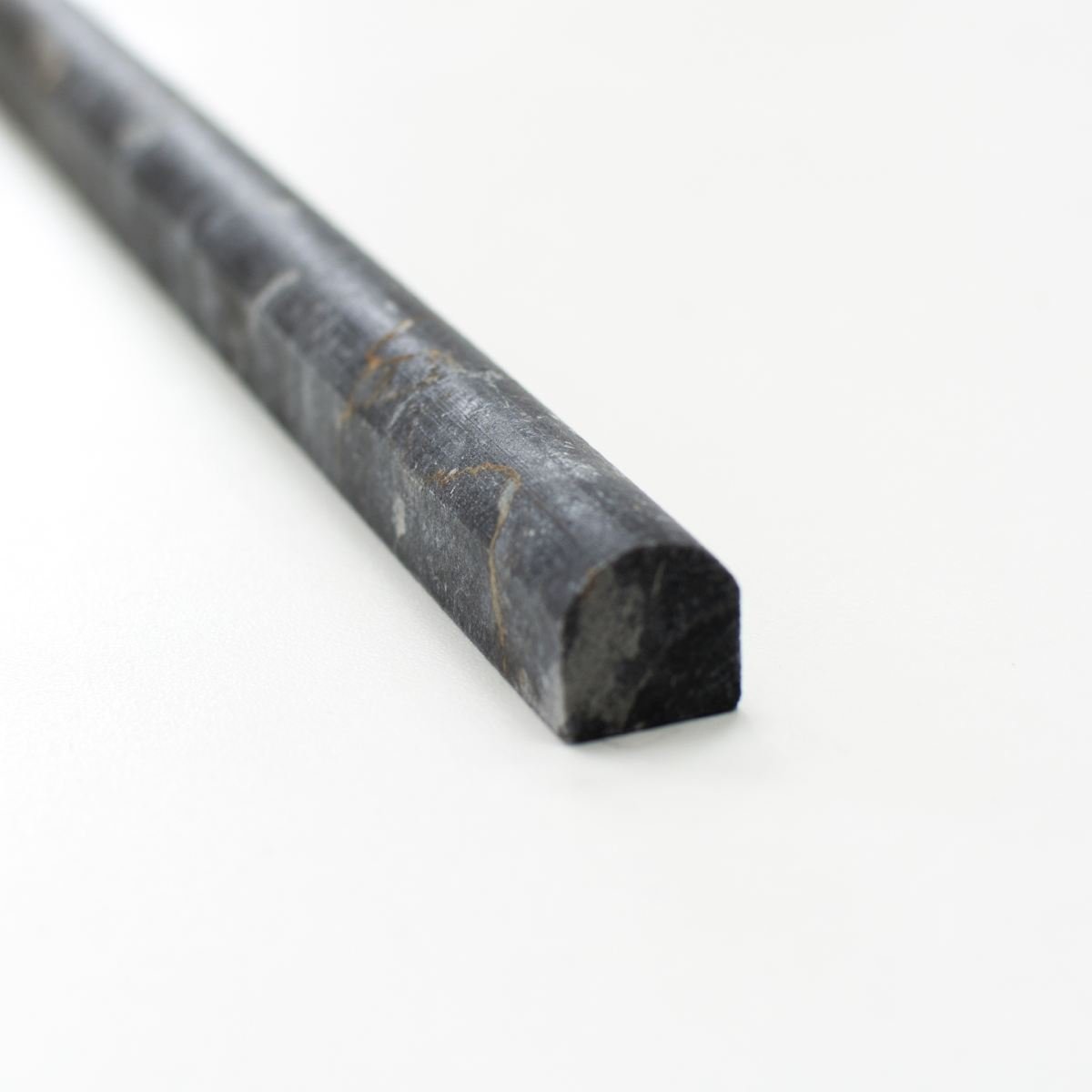 Borde borduere marmo naturale pietra nero profilo Pencil Nero antique per parete bagno doccia cucina Piastrelle Specchio banconi verkleidung badewannen mosaico Matte