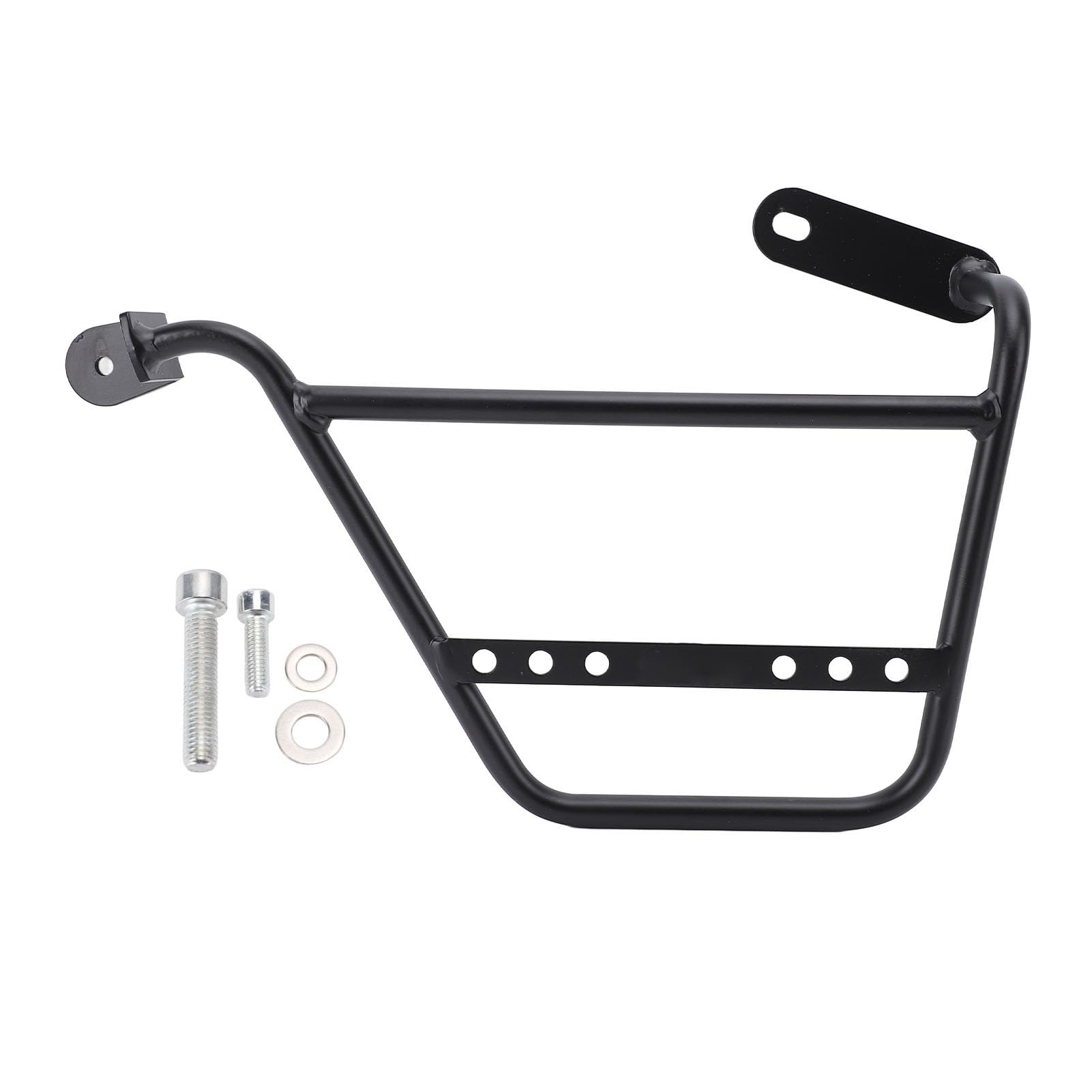 Pastel de Equipaje Lateral de la Motocicleta: Soporte de Soporte de Tubo de Hierro de 12 Mm Fuerte para V7 Stone Special, Classic Trofeo y (Izquierda: MV833 BBZJ)