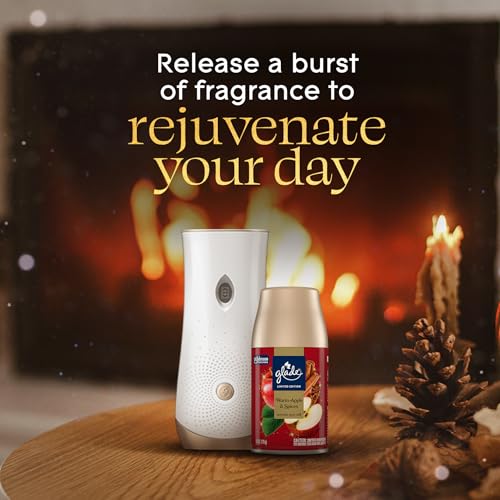Glade Automatic Spray Refill, Warm Apple & Spices, Scented Air Freshener for Home and Bathroom, 6.2 Oz, 3 Count - image 5