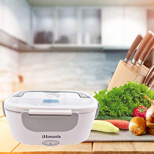iHotools 110V 1.5L Electric Lunch Box Lunch Heater Lunch Warmer Portable Food Heater