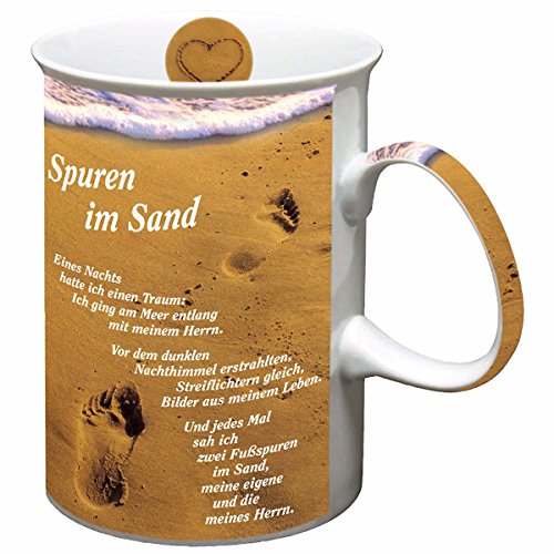 Preisvergleich Produktbild Spuren im Sand - Tasse