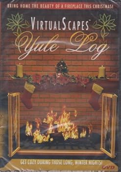 DVD Virtual Scapes Yule Log Book