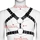BDSMYOU Herren Punk Body Brust Harness Männer Leder,PU-Leder Unterwäsche Herren,Sexy Unterwäsche für Mann,Gothic Kleidung,Sexy Sklave Bandage Kostüme für Erwachsene,Harness Männer Gay,BDSMs Dessous