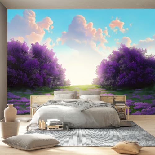 Papier peint intissé fleurs romantiques pour transformer votre chambre en cocon