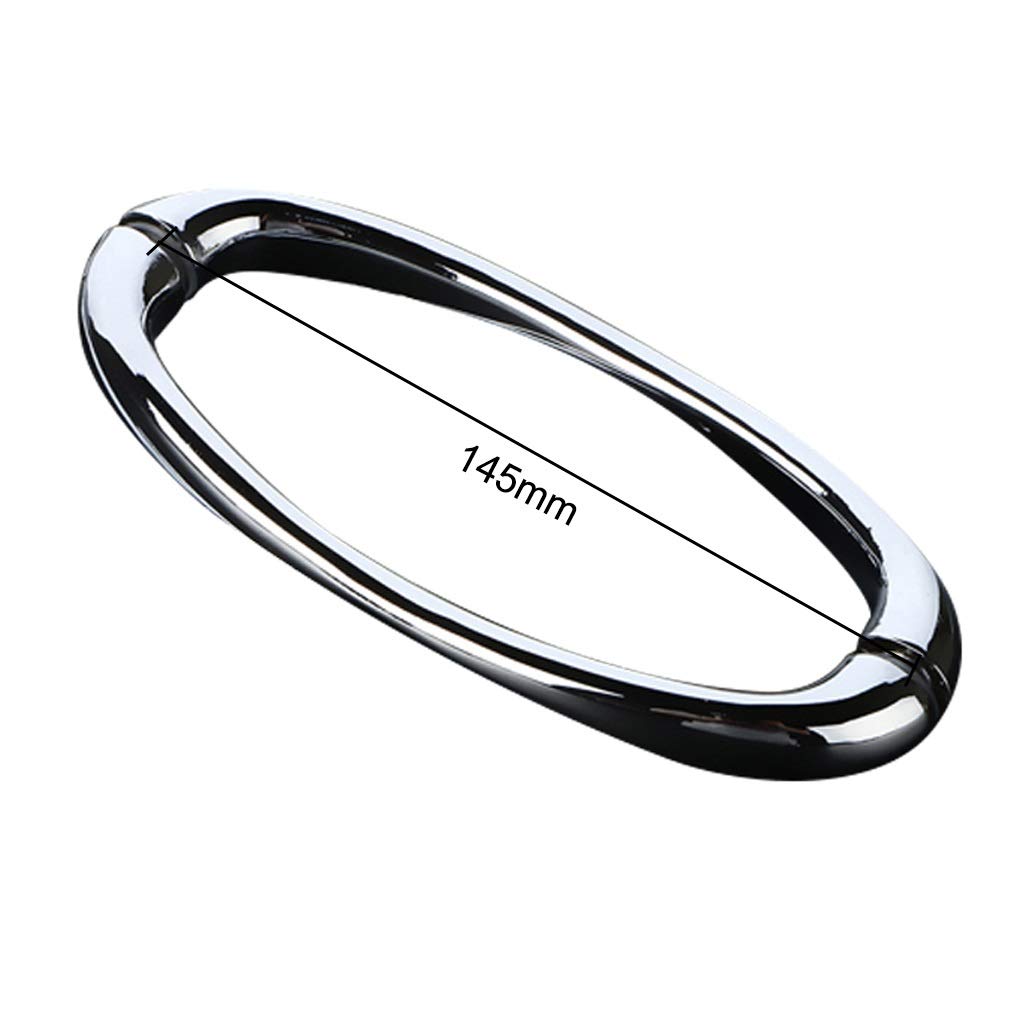 Mampara de ducha Conjuntos manija de la puerta |Baño de puerta del botón Sustitución de piezas de hardware for la puerta de cristal Ambos Lados Tire, 145 mm de agujero en agujero, cromo pulido