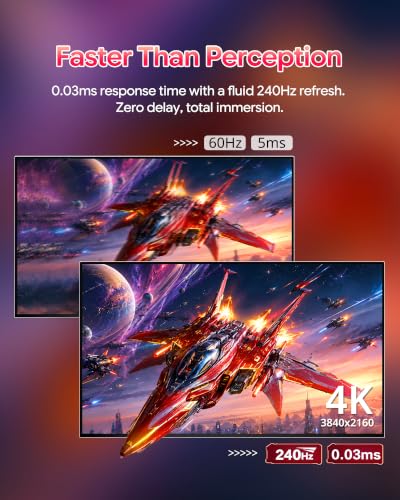 Image of Q27S 27 inch 4K 240Hz QD-OLED Gaming Monitor (Honeycomb - with Stand)