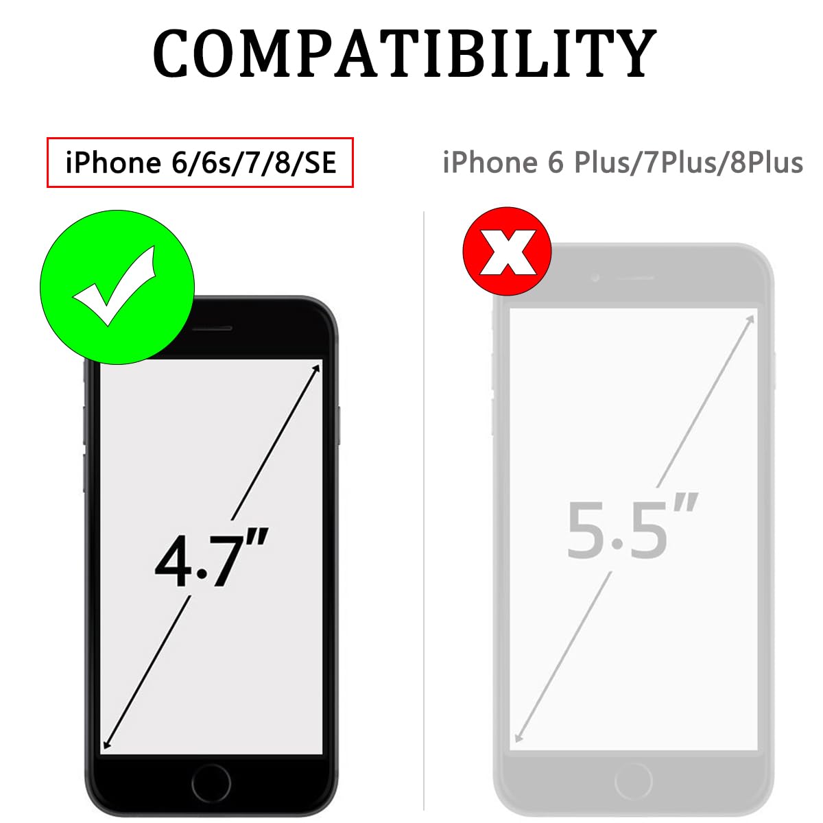 Funda para iPhone 6 6S iPhone 7 y iPhone 8, protección Extrema, Armadura Militar, Doble Capa, Cubierta Protectora con Anillo Giratorio irrompible de 360 Grados, Soporte para iPhone 6 6S y iPhone 7 8