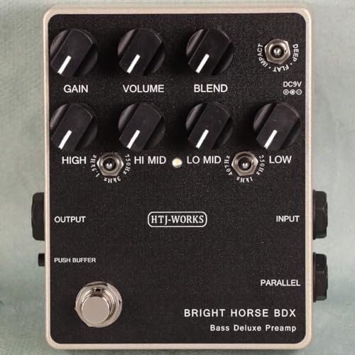 ベース HTJ-WORKS BRIGHT HORSE BDX Black Amazon | HTJ-WORKS/BRIGHT HORSE BDX -Bass Deluxe Preamp