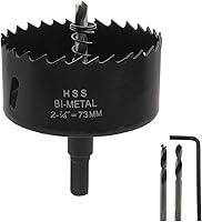 Vista 43 de Sierra perforadora Rannb de 3 pulgadas de diámetro para cortar agujeros en madera, plástico, paneles de yeso, metal delgado