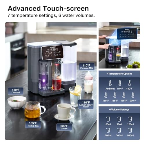 Image of Jimmy R9 Reverse Osmosis Water Filter Countertop,UV Purifier & Instant Hot