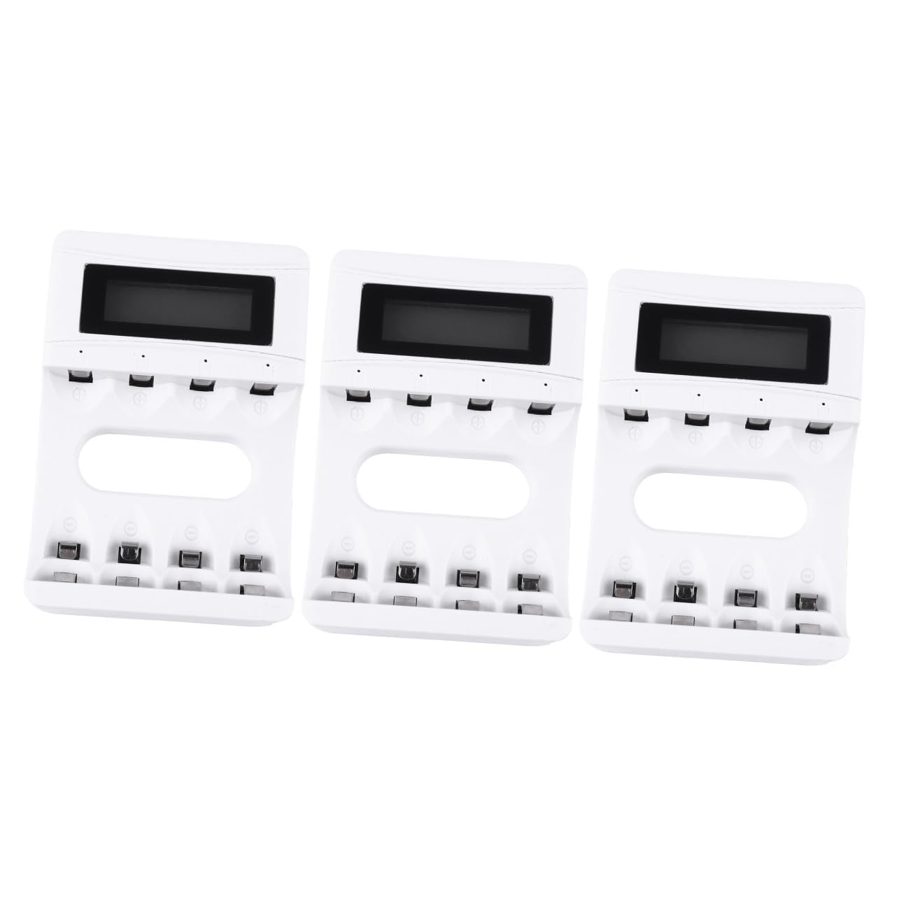 Housoutil 3 Piezas Cargador Banco energía batería Recargable baterías c Recargables d Recargables Portable Charger carregador Cristal liquido baterías NiMH c02 Abdominales