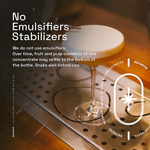 Image of KEYNOTE Alphonso Mango Concentrate | Real Ratnagiri Haapus Pulp | Sweetened | Glass Bottle 520 Ml, Liquid