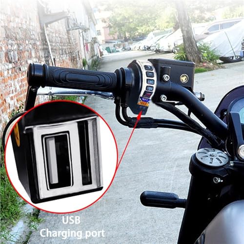 Parlante para manillar 12V para moto y scooter miniatura 5