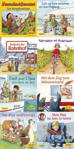 Pixi-Bundle 8er Serie 210: Mit Pixi unterwegs (Pixi-8er-Set, Band 210)