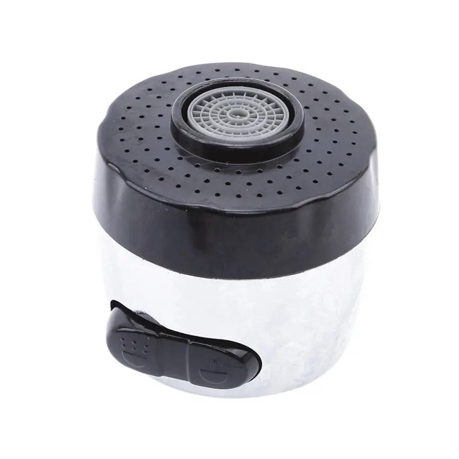 Bngdfdgh Black Water Saving Aerator Faucet Shower Nozzle Filter Two Mode Kitchen Tool Bubbler(Black)