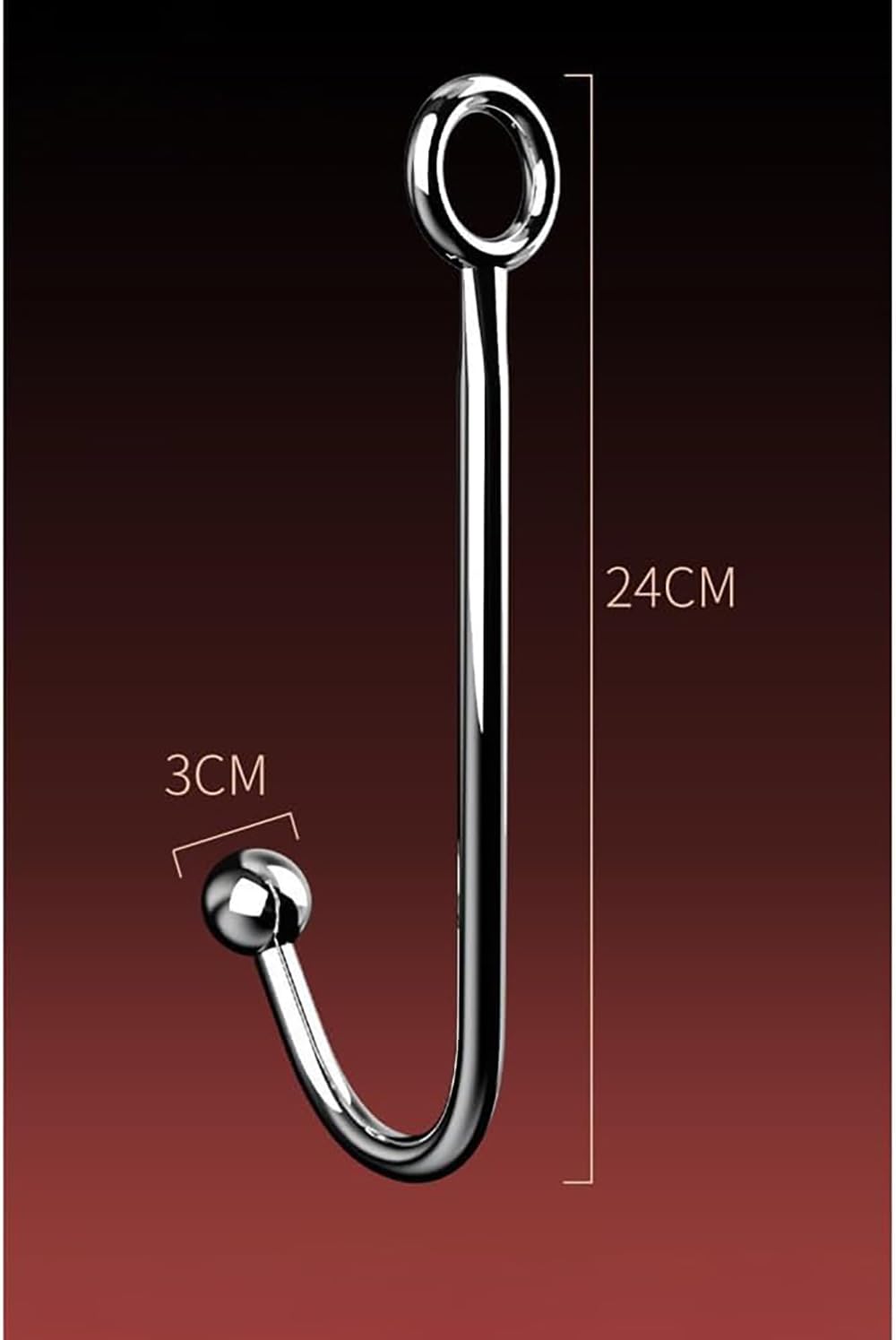 Set BDSM con Gancio Anale e Collare - Anal Hook, e Plug per Coppie, Sex Toy Estremo