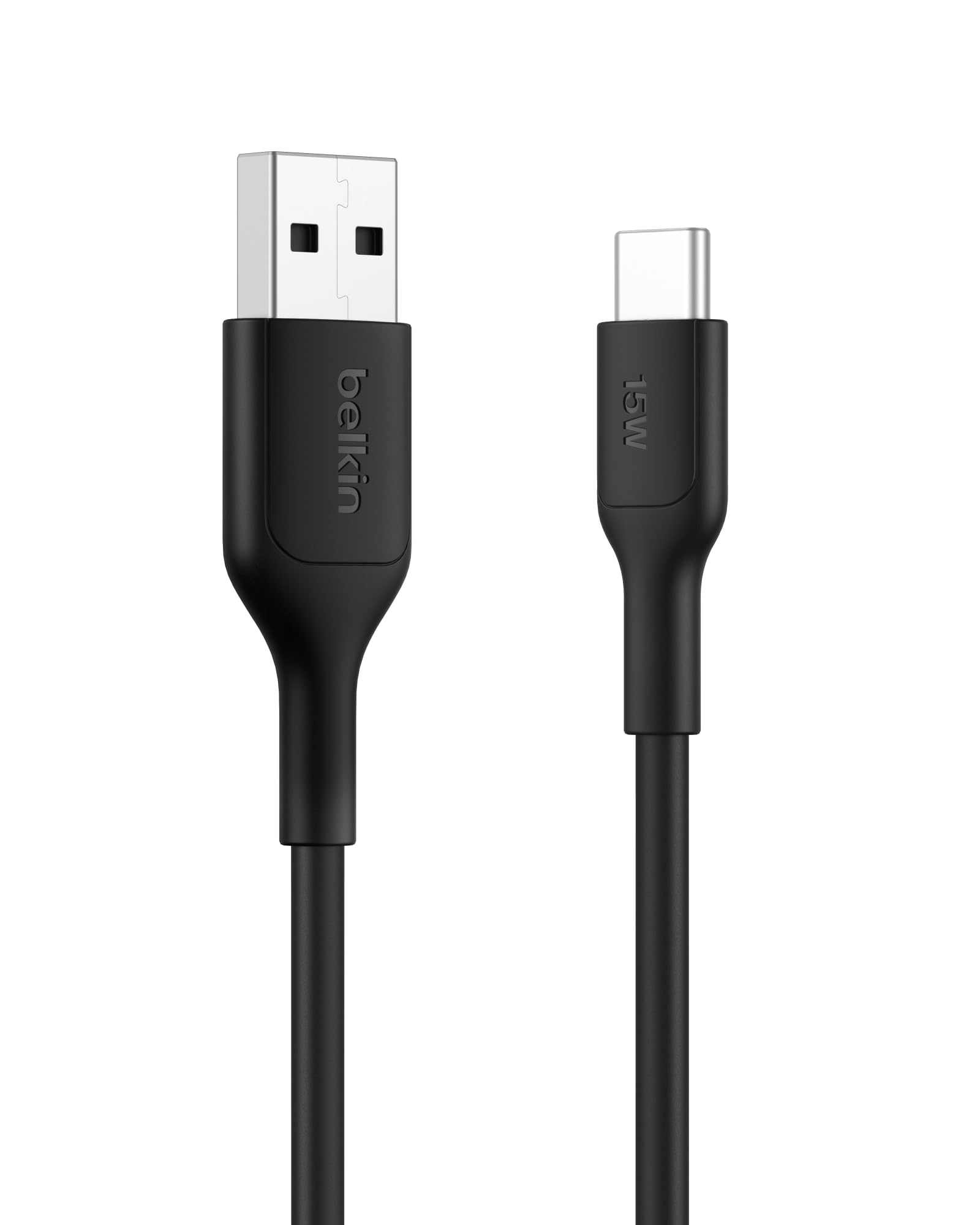 Belkin USB-A to USB-C Cable (1 Meter, 15W) - Soft, Flexible Fast-Charging Cable, Type C Charger Cord for iPhone 17, 16 & 15 Series, Galaxy S25, Pixel 10, iPad Pro, & More - Black-image-37
