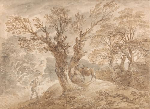 Image sur toile paysage boisé Gainsborough pour la décoration de la chambre à coucher