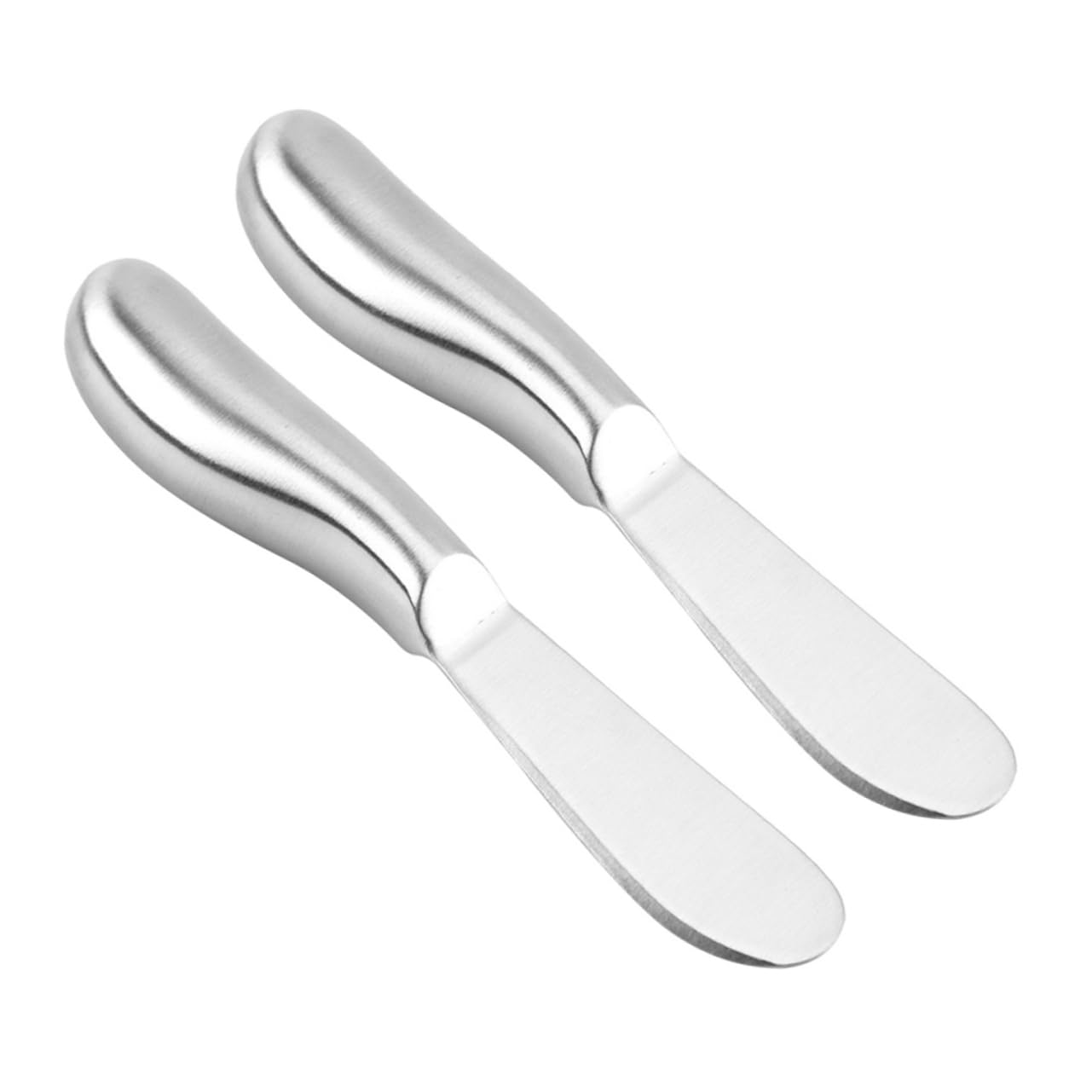 COLLBATH Butter Spreader Stainless Spatula Buttercream Icing Cake Spatula Offset Spatulas for Baking Butter Cream Spatula Sandwich Cream Spreader Icing Frosting Spreader Jam Spreader Silver