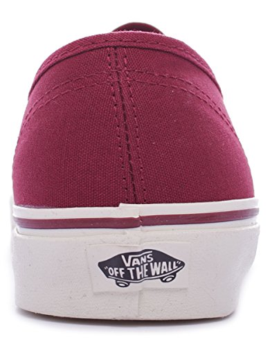 Zapatillas Vans Authentic unisex en color rojo sport vintage y talla 42 de lona resistente 3