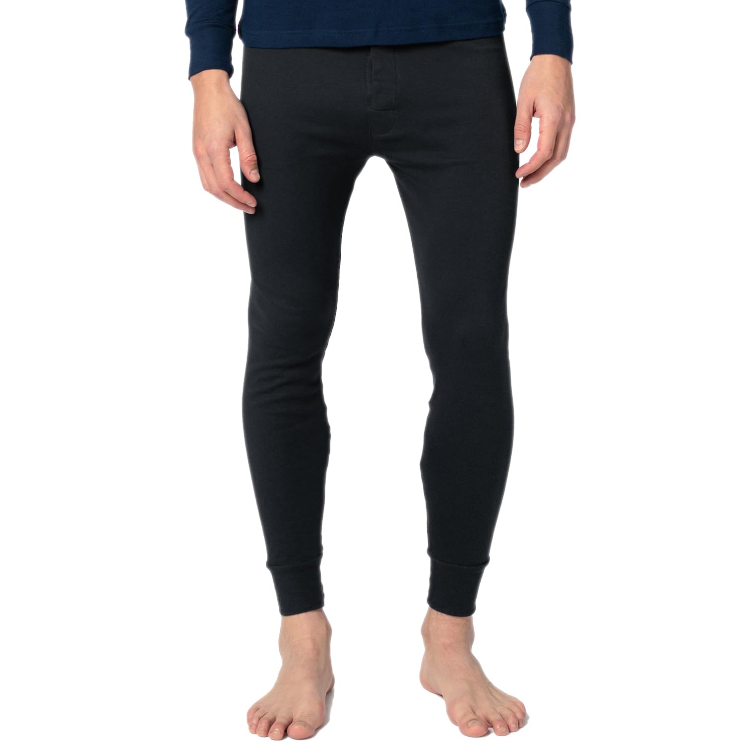 Andrew Scott Herren-Thermounterwäsche, 3er-Pack, Premium-Baumwolle, lange Thermounterwäsche