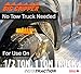 Offroad Snow Chains Alternative For SUV's, 1/2 Ton Trucks, 1 Ton Trucks Easy Setup Mud, Ice & Snow Chain For Vehicle Emergency Kit 2 Piece Set