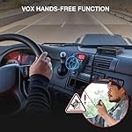 Radioddity CS-47 Small CB Radio, AM/FM, 40-Channel, One Hander Microhone Built-in Speaker Noise Reduction, Large 7-Color Backlit LCD Display, VOX, RF Gain Long-Range for Offroad, Trucker, Backcountry - Image 3