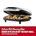 George Foreman 9-Serving Classic Plate Electric Grill and Panini Press, Silver, GR144