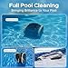 WYBOT S1SE Cordless Robotic Pool Cleaner, Pool Vacuum with APP Mode, Wall Climbing, Waterline Scrubbing, 7 Cleaning Modes, 150Mins Runtime, 2.5H Fast Charging, Ideal for Inground Pools