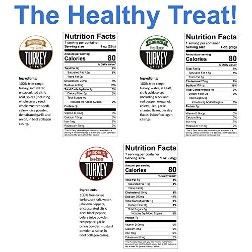Turkey Variety, Sogo Snacks, No Sugar, Low Carb, Free-Range From A Family Farm. No Soy, Msg, Dairy, Nuts, Nitrates. Gluten Free Non-Gmo. Keto, Whole 30, Paleo Friendly (Turkey Variety, 1-Oz, 12 Cnt) #TOP1