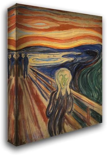 The Scream 20x24 Gallery Wrapped Stretched Canvas Art by Munch, Edvard
