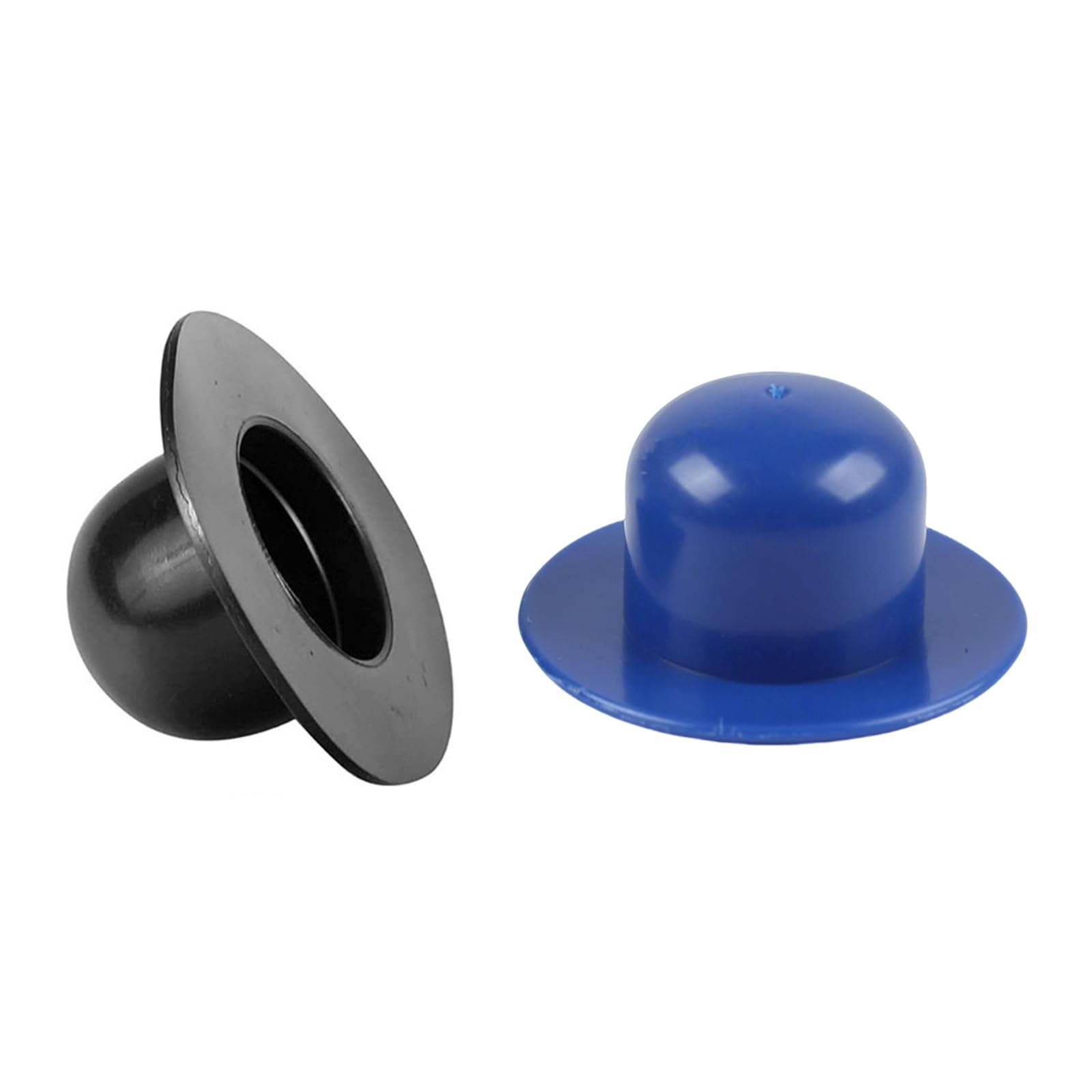 2-Pack Pool Plugs for Intex & Bestway Above Ground Pools - Compatible with Models 28270, 28271, 28272, 28273, 26700 - Blue and Black Wall Plug Filter Pump Strainer Hole Stoppers