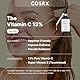 COSRX Pure Vitamin C 13% Serum with Vitamin E & Hyaluronic Acid, Brightening & Hydrating Facial Serum for Fine Lines, Uneven Skin Tone & Dull Skin, 0.67fl.oz/20ml, Animal Testing-Free, Korean Skincare