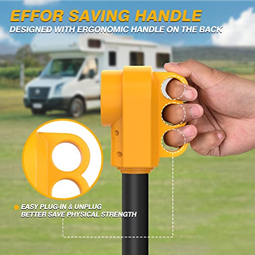 Mictuning 125 250V 50Amp Heavy Duty Rv Female Replacement Receptacle Plug With Ergonomic Handle #TOP2