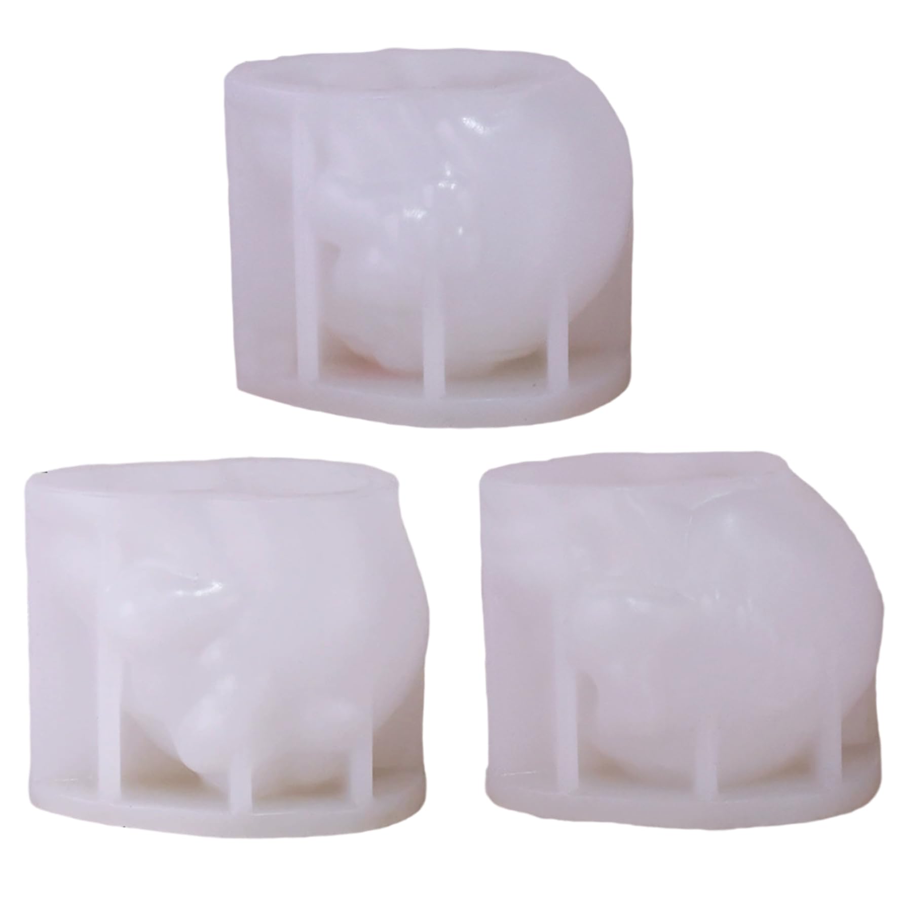 Moule bougie tête de mort silicone pour sublimer votre décoration de table d'Halloween