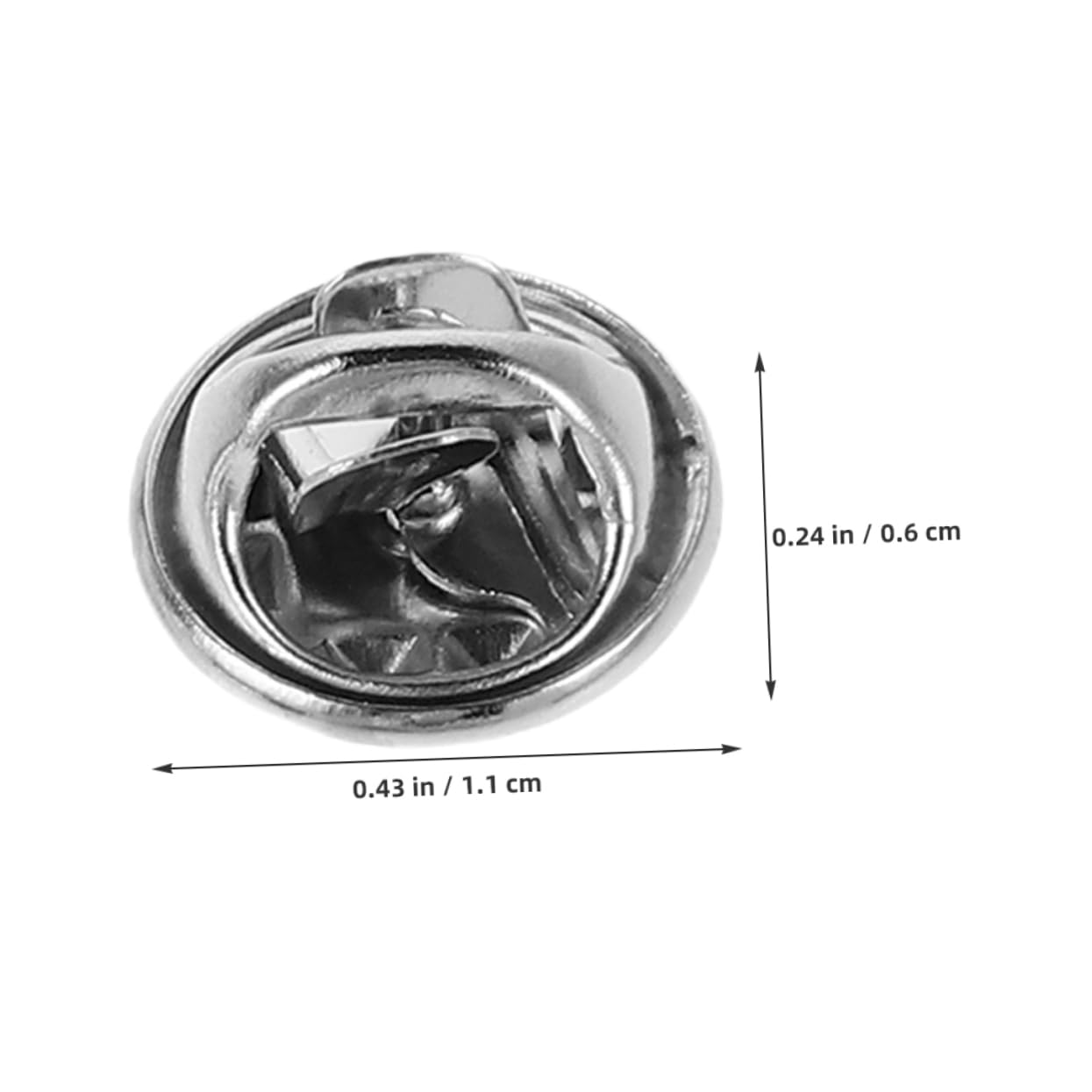 VILLCASE 60set Pin Backs: Blank Pins Butterfly Clutch Pins Holder Enamel Pin Locking Backs Tie Tacks Jewelry Backings Clasp for Brooch Lapel Hat Badges Tie Tack