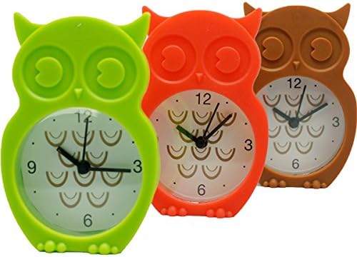 S1403M-D4 3pcs Promotional Pack 3D Animated Bundy Clock (Red & Green &Brown)
