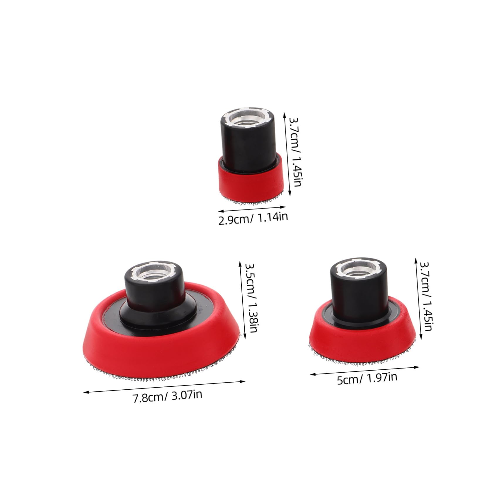 OSOLADY 3-Piece Electric Drill Angle Grinder Polishing Wheel Buffing Wheel Disc for Angle Grinder Sponge Polishing Disc Drill Grinding and for DIY Projects