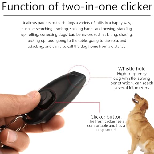 Hundepfeife Rütter Rückruf,2-in-1-Klicker Hund,Hundepfeife Hochfrequenz Lautlos,Clicker Hund,Hundepfeifen-Armband,Pfeife Klicker Hundeklicker Set,Hundepfeife Rückruf,Für Die Katze Hundeausbildung