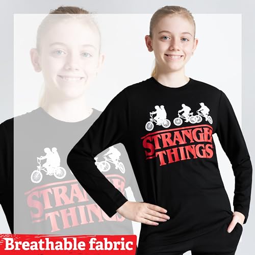 Stranger Things Pyjamas for Kids Teenagers - 2 Piece Long PJs Breathable Cosy Lounge Wear 9-15 Years - Gifts for Girls2